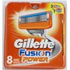 Image 1 : NEW GILLETTE FUSION POWER 8PK REFILLS