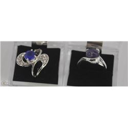 LOT OF 2 WOMENS FASHION RINGS
