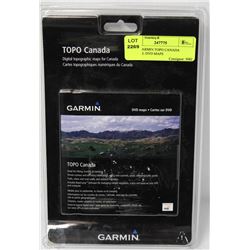 NEW GARMIN TOPO CANADA DIGITAL DVD MAPS