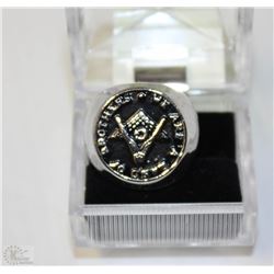 SILVER TONE BAND OF BROTHERS RING