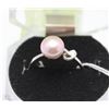 Image 1 : #15-FRESH WATER PEARL RING .925 STERLING SILVER