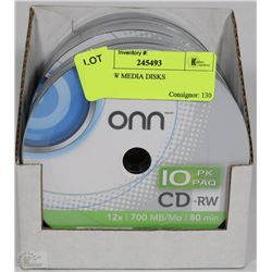 60 CDRW MEDIA DISKS