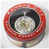 Image 1 : KANSAS CITY RAILROAD POCKET WATCH IN TIN