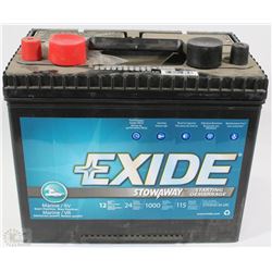 EXIDE MARINE/RV BATTERY 1000 MARINE CRANKING AMPS