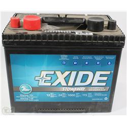 EXIDE MARINE/RV BATTERY 1000 MARINE CRANKING AMPS