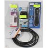 Image 1 : FLAT OF NEW UNIVERSAL TV REMOTE,HDMI CABLE AND