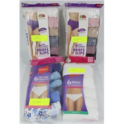 FLAT OF NEW LADIES UNDERWEAR ,BOY SHORTS,BRIEFS