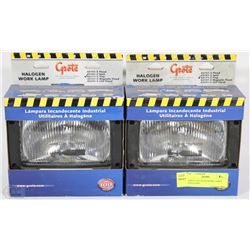 2 GROTE HALOGEN WORK LAMPS (TRAPEZOID)