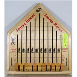 RASCAL TOYS CANADA WOOD HORSE RACES GAME