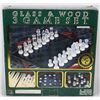 Image 1 : NEW GLASS AND WOOD 3 GAME SET