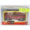 Image 1 : BURAGO DIECAST FERRARI GTO 1984 RALLY SCALE 1:24