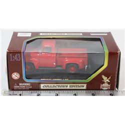 COLLECTORS EDITION 1953 FORD F100 SCALE 1:43