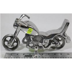VINTAGE HANDMADE ALUMINUM MOTORCYCLE