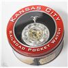 Image 1 : KANSAS CITY RAILROAD POCKET WATCH IN TIN