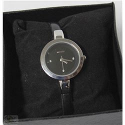 KEZZI WOMENS WATCH WITH BLACK STRAP