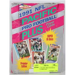 1991 NFL PACIFIC PRO FOOTBALL PLAYER CARDS SET