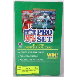 NFL PRO SET 1990 OFFICIAL NFL COLLECTORS SET