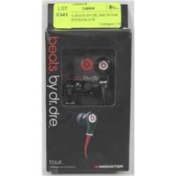 REPLICA BEATS BY DR. DRE IN EAR HEADPHONES BLACK