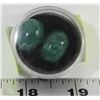 Image 1 : #51- NATURAL GREEN EMERALD 35CT