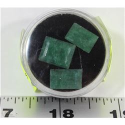 #59- NATURAL GREEN EMERALD 19CT