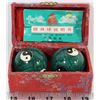 Image 1 : DECORATIVE BOX W/CHINESE STRESS BALL SET