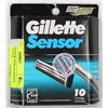 Image 1 : GILLETTE SENSOR REPLACEMENT BLADES (10 TOTAL