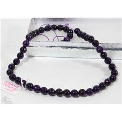 #25-RUSSIAN AMETHYST LOOSE BEAD NECKLACE 15"