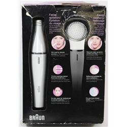 NEW BRAUN MINI EPILTOR & CLEANSING BRUSH