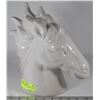 Image 1 : CERAMIC HORSE HEAD SCULPTURE (11.5"X10")