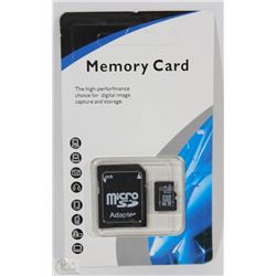 NEW 32GB MICRO SD CARD WITH ADAPTOR