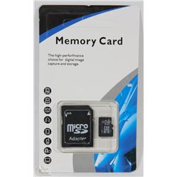 NEW 32GB MICRO SD CARD WITH ADAPTOR