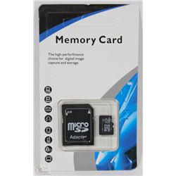 NEW 32GB MICRO SD CARD WITH ADAPTOR