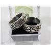 Image 1 : LOT OF HEAVY 2 MENS BAND RINGS