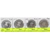 Image 1 : BUNDLE OF 4 ASSORTED KLONDIKE DOLLARS FROM