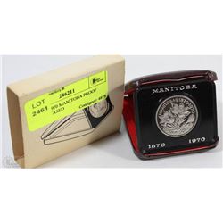 BR) 1870-1970 MANITOBA DOLLAR CASED