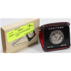 BR) 1870-1970 MANITOBA DOLLAR CASED