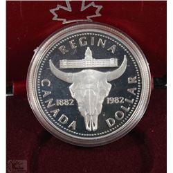 CB) 1882-1982 CANADIAN DOLLAR PROOF REGINA