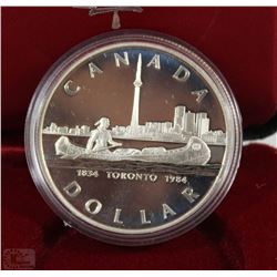 CC) 1834-1984 CANADIAN DOLLAR PROOF IN CASE