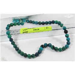 #27- AZURITE CHRYSOCOLLA LOOSE BEAD NECKLACE