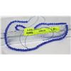 Image 1 : 34-BLUE SAPPHIRE LOOSE BEAD NECKLACE 15'