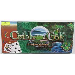 NEW CRIB/GOLF GAME OF CRIBBAGE AND GOLF