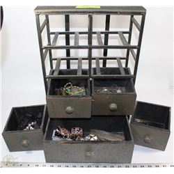 LARGE ESTATE JEWELRY AND COLLECTIBLES BOX