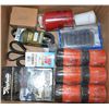 Image 1 : BOX OF VARIOUS ITEMS INCLUDING, FRAM OIL FILTERS,