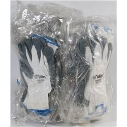 BUNDLE OF RUBBER COATED WORK GLOVES SIZE 7