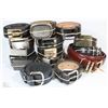 Image 1 : FLAT WITH ASSORTED MENS LEATHER BELTS