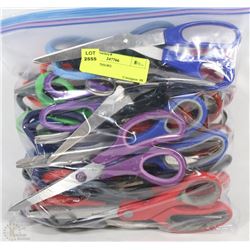 BAG OF ASSORTED SCISSORS