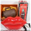 Image 1 : FUNKY RED LIPS PHONE W/MUG FROM JAPAN & COCA -COLA