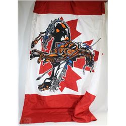 BOX W/LARGE NATIVE DESIGN FLAG