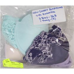 NEW 4-PC SECRET POSSESSIONS ENSEMBLE - 3