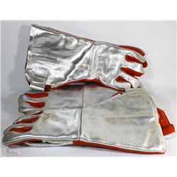 LOT OF 3 HEAVY DUTY WELDING GLOVES
